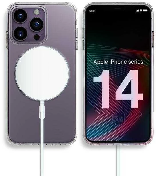 3MK MagDėklas Apple iPhone 14 Pro Max 6,7" skaidrus