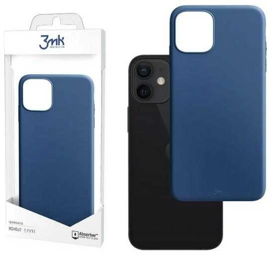 Dėklas Apple iPhone 12 Mini - 3mk Matt Case mėlyna