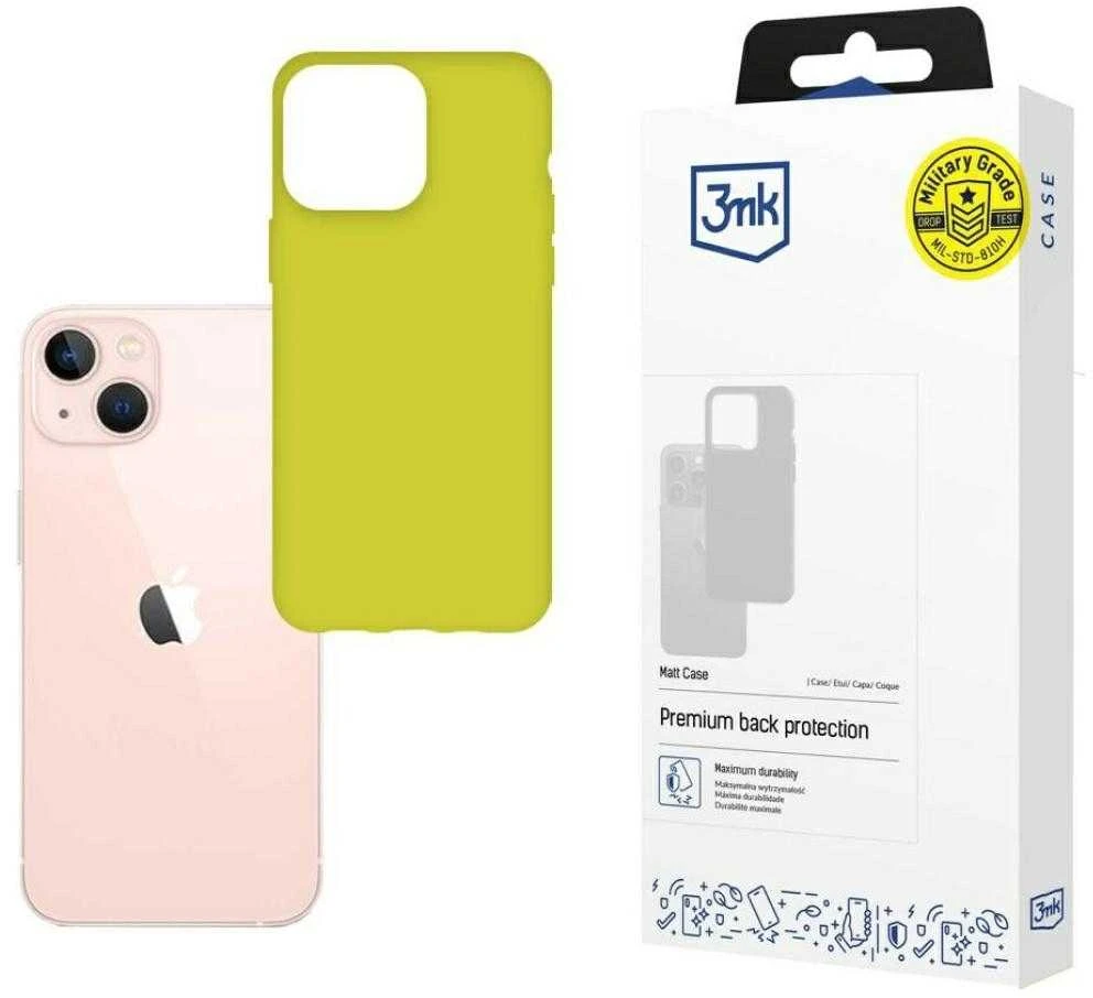 Dėklas 3mk Matt Case Apple iPhone 14 šviesiai žalias
