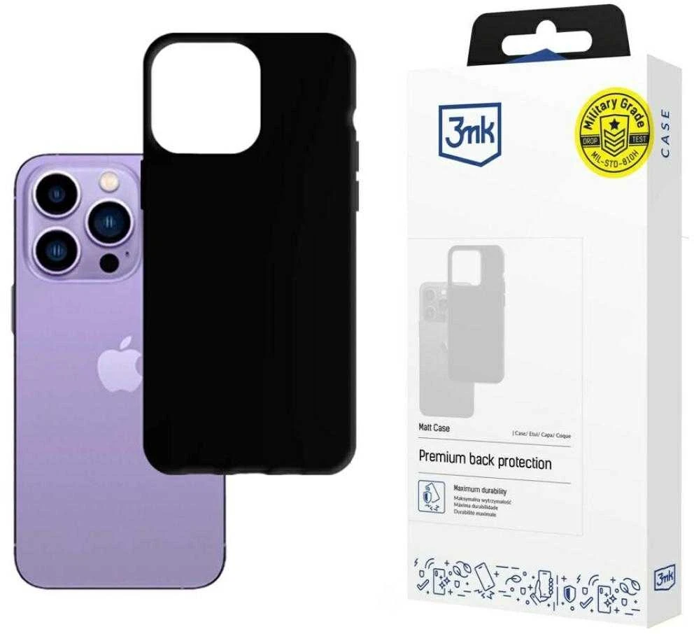 Dėklas 3mk Matt Case Apple iPhone 14 Pro juodas