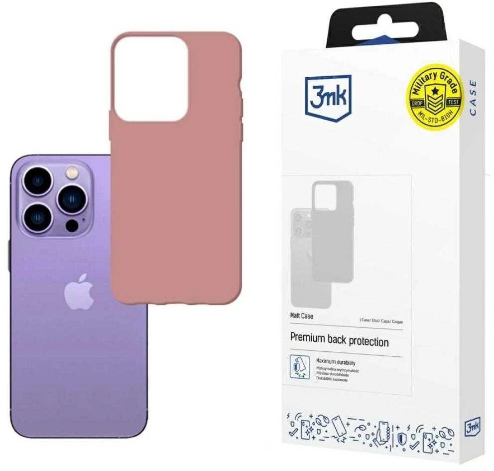 Dėklas 3mk Matt Case Apple iPhone 14 Pro Max rožinis