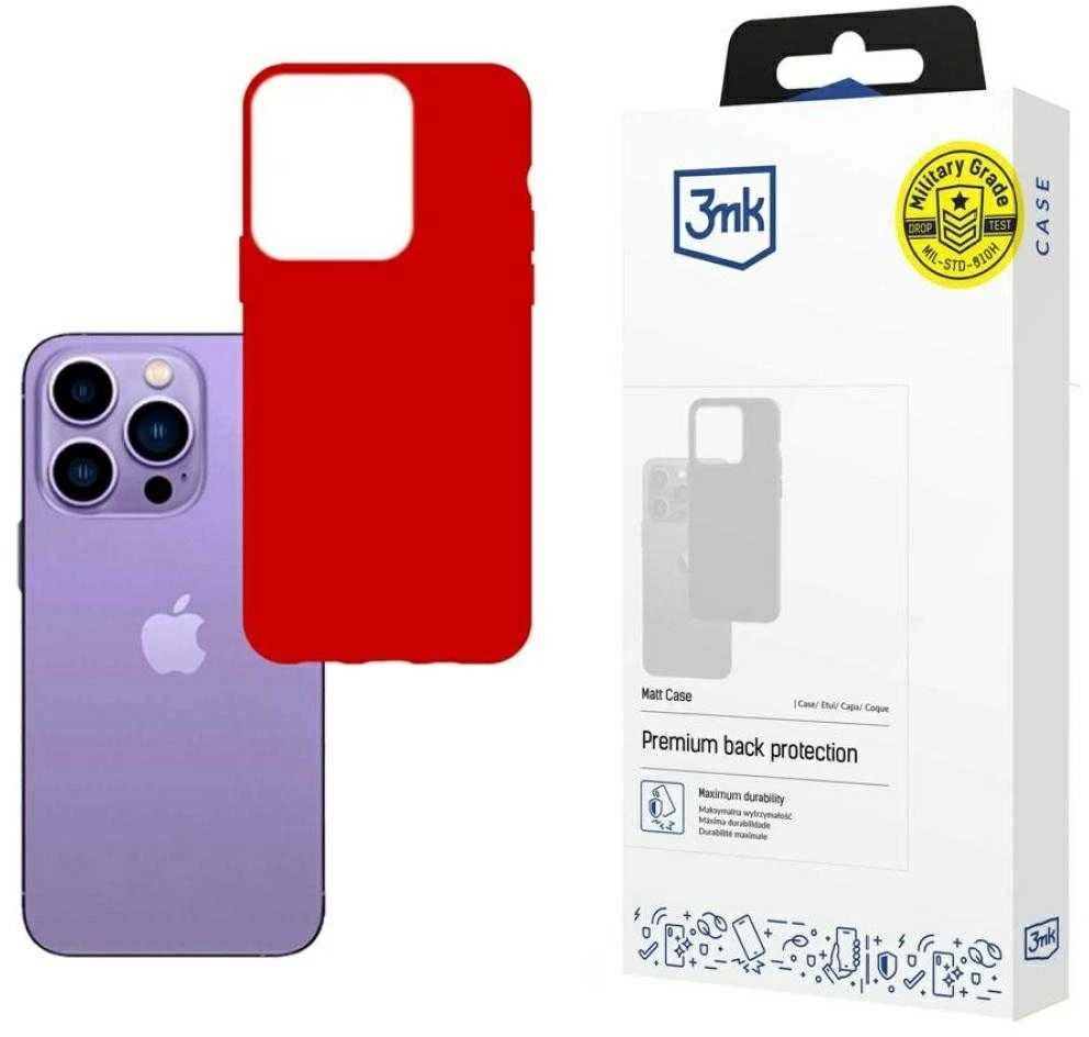 Dėklas 3mk Matt Case Apple iPhone 14 Pro Max raudonas