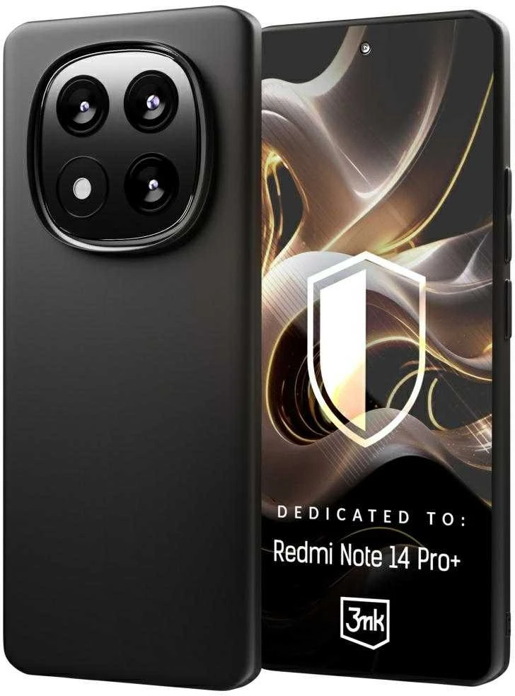 Dėklas 3mk Matt Case Xiaomi Redmi Note 14 Pro Plus 5G juodas