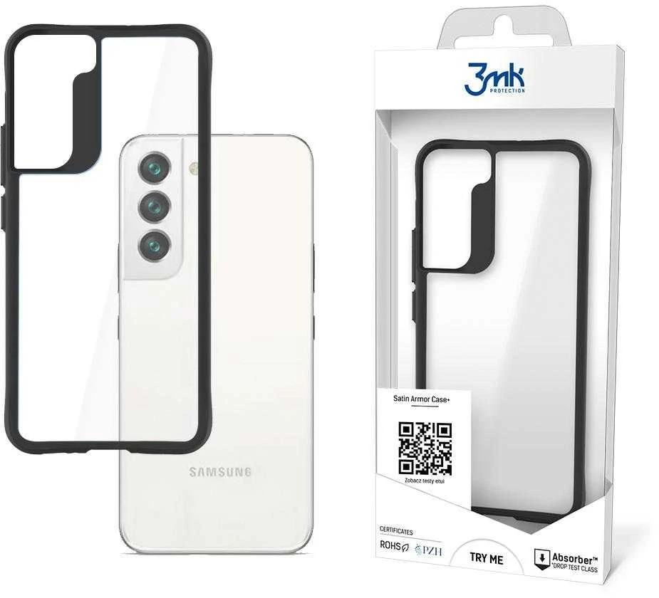 3MK SatinArmor + dėklas Samsung Galaxy S901 S22 Military Grade