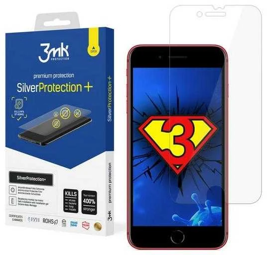 3mk SilverProtection+ apsauginė folija skirta iPhone 8 Plus
