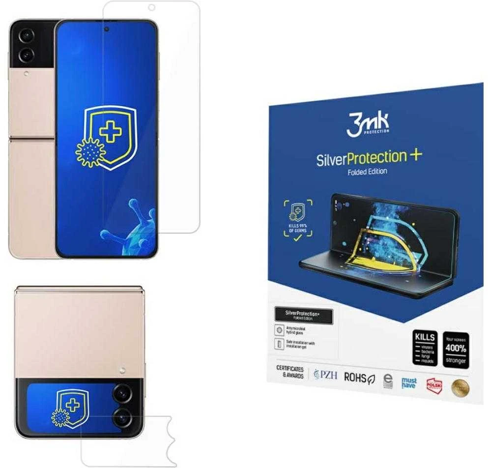 LCD apsauginė plėvelė 3mk Sidabrinis Protection+ Folded Edition Samsung F721 Z Flip4 5G