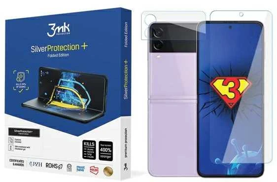 Samsung Galaxy Z Flip 3 5G (priekyje) – 3mk SilverProtection+