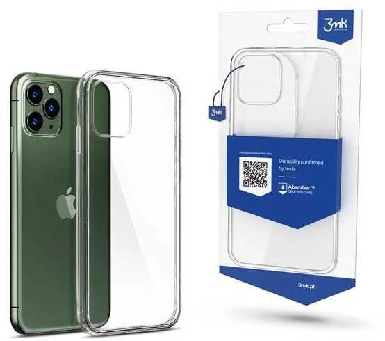Dėklas 3MK skaidraus dėklo galinis dangtelis, Apple, iPhone XI Pro, TPU, skaidrus