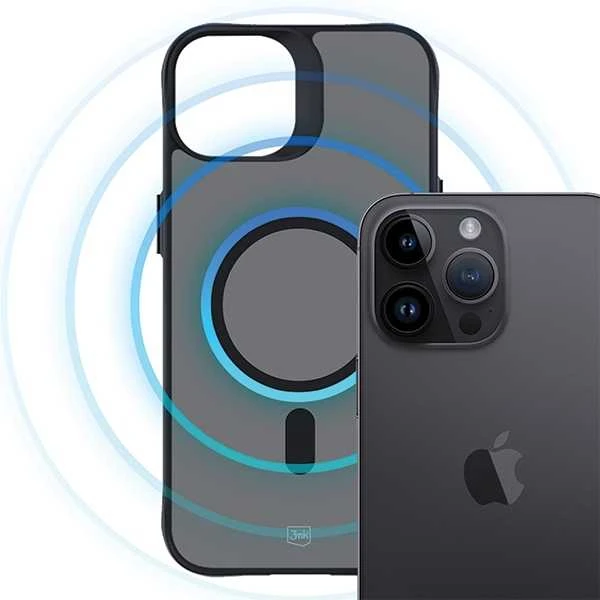 3mk Smoke MagCase with MagSafe Apple iPhone 14 Pro Max - Semi-dėklas telefonui skaidrus