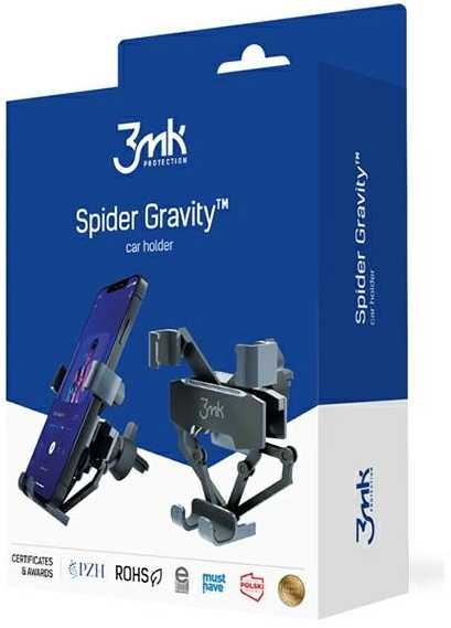Automobilinis telefono laikiklis 3mk Spider Gravity