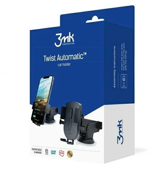 Automobilinis telefono laikiklis 3mk Twist Automatic