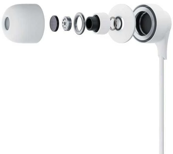 Ausinės 3mk su laidu Earphones USB-C baltos