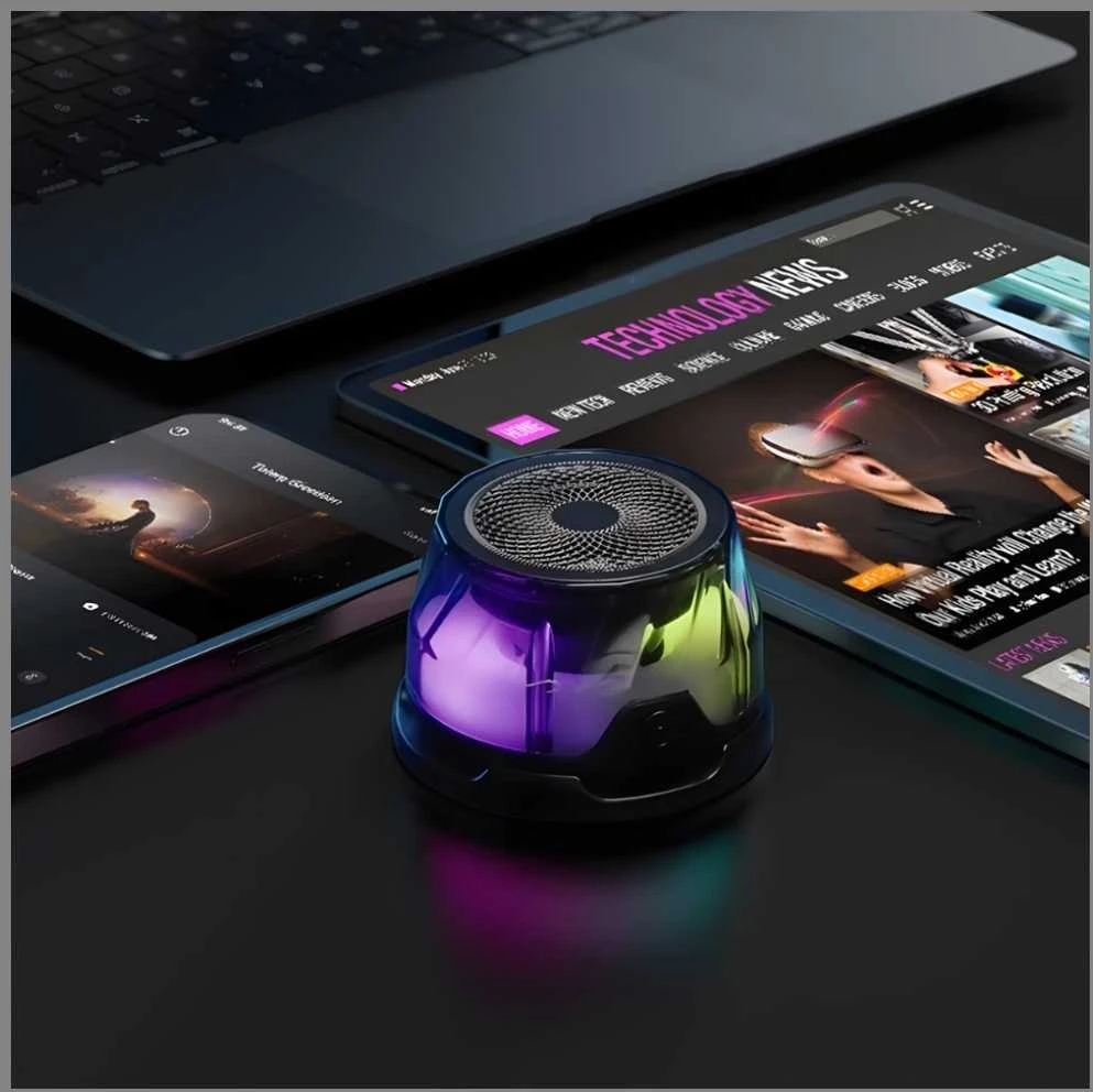 „Bluetooth“ garsiakalbis „4smarts SoundCharge“, suderinamas su „MagSafe“ juodas