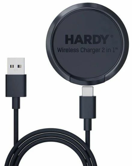 Accessories – 3mk Hardy Wireless Charger 2in1 15W Juodas
