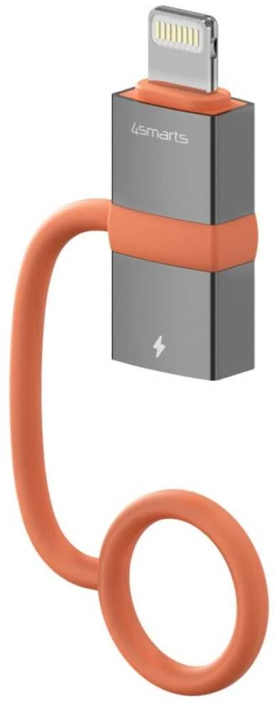 Adapteris 4smarts USB-C į Lightning PD 27W pilka 2vnt