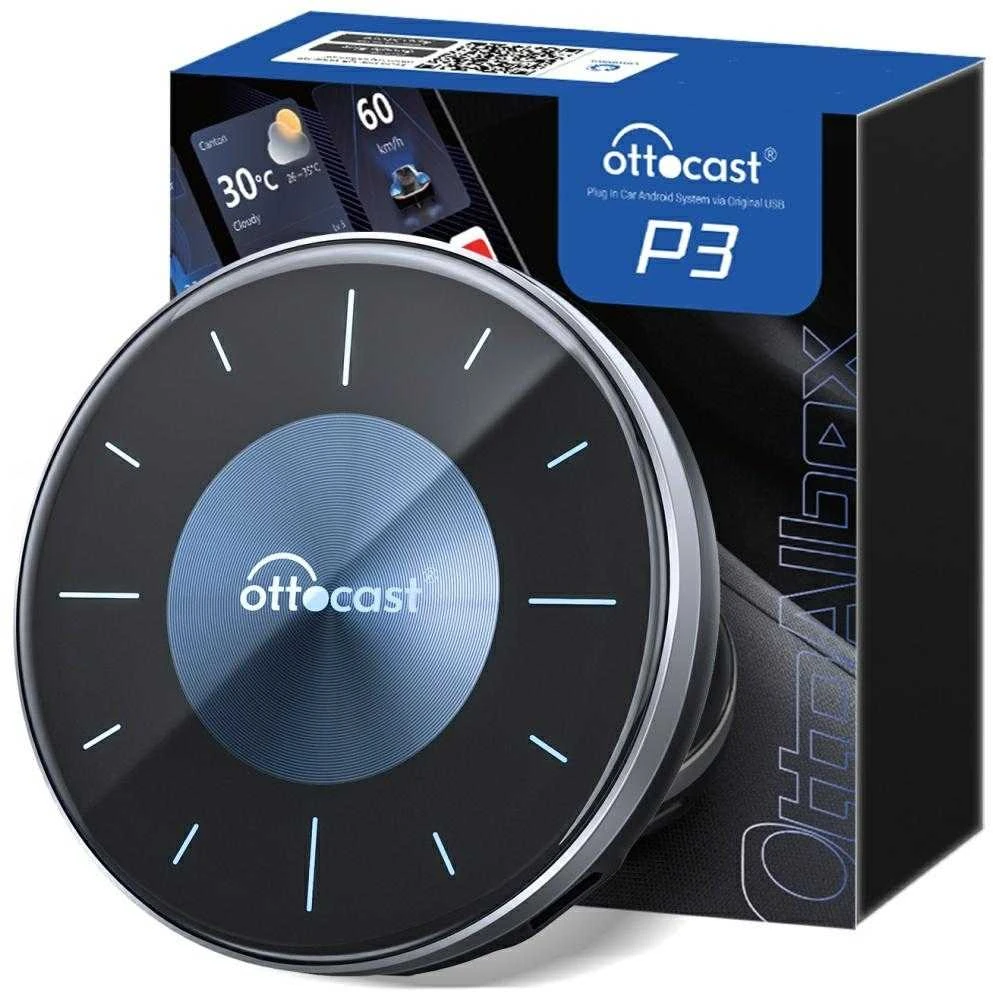 CarPlay ir Android Auto adapteris Ottocast PCS46 OttoAibox P3 | 4G SIM | HDMI