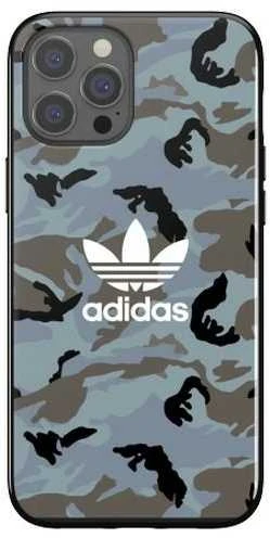 Dėklas Adidas OR SnapCase Camo Case for iPhone 12 Pro Max - Mėlyna and Juodas