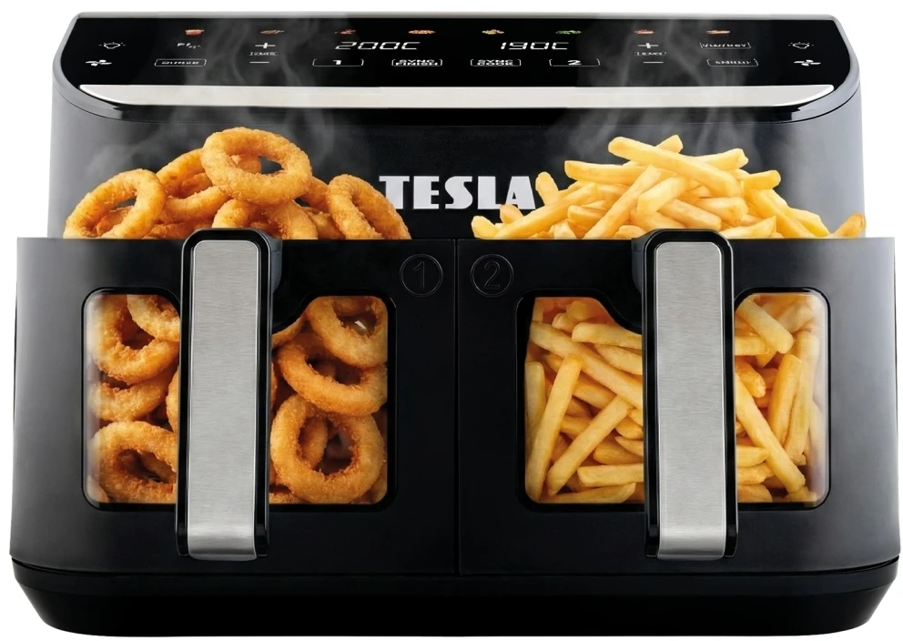Gruzdintuvė Tesla Aircook DualHeat QD464 XXL 9 l juoda