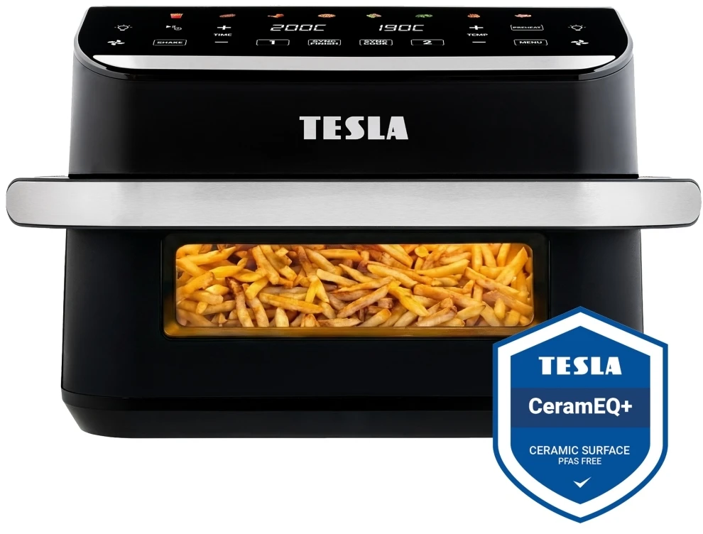 Gruzdintuvė Tesla Aircook DualHeat QD575 XXL 10 l juoda