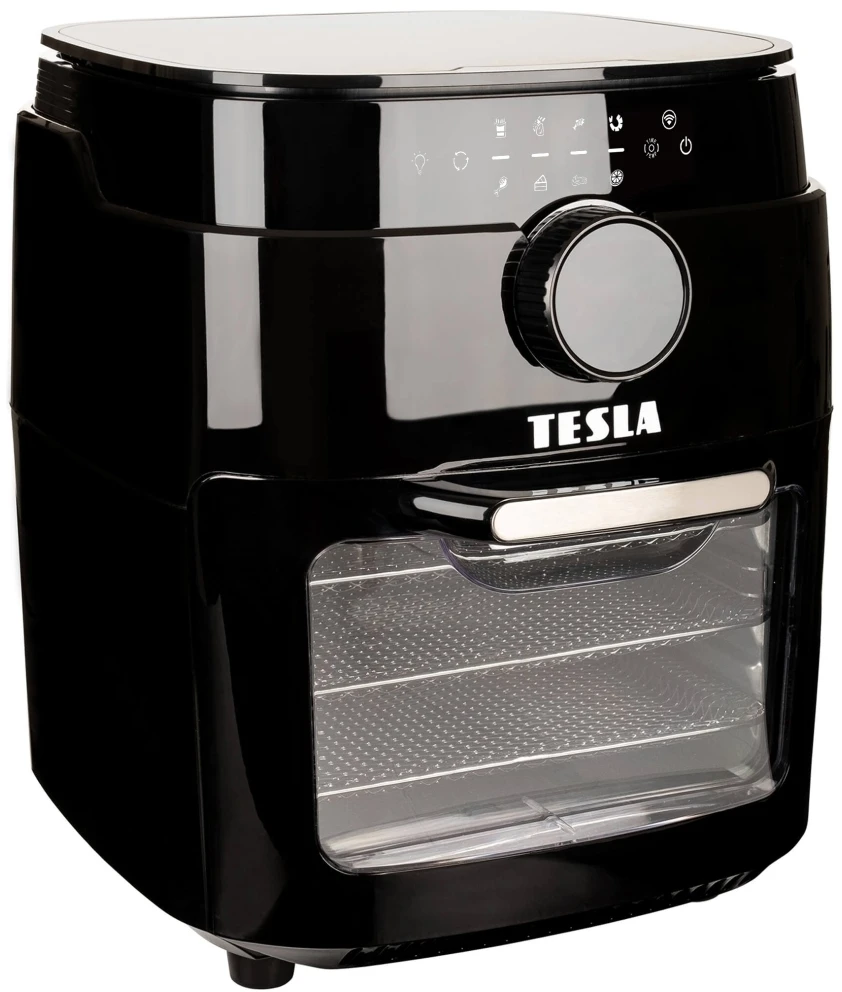 Gruzdintuvė Tesla AirCook & Grilis QG800 Wi-Fi 12 l juoda