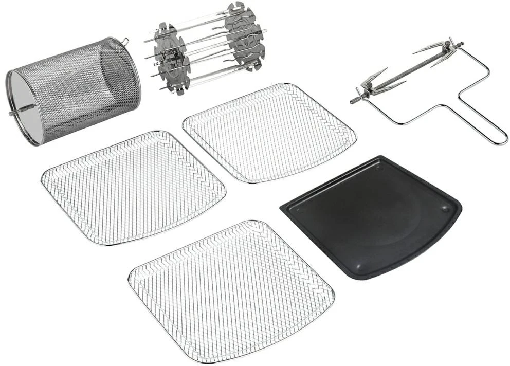 Gruzdintuvė Tesla AirCook & Grilis QG800 Wi-Fi 12 l juoda