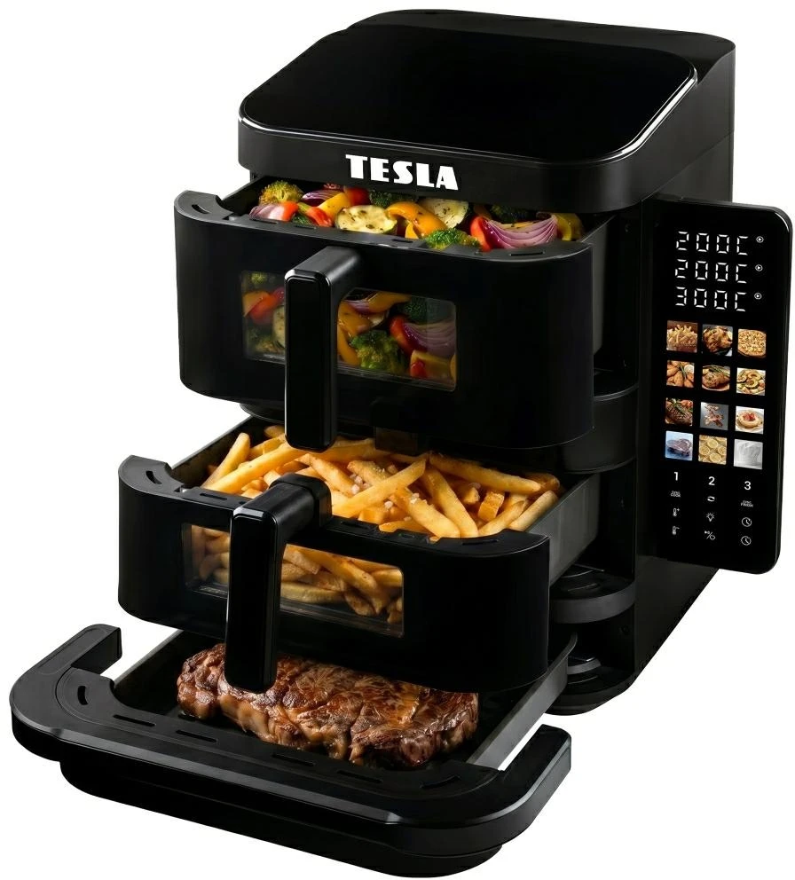 Gruzdintuvė TESLA AirCook TrioZone Q636 XXL
