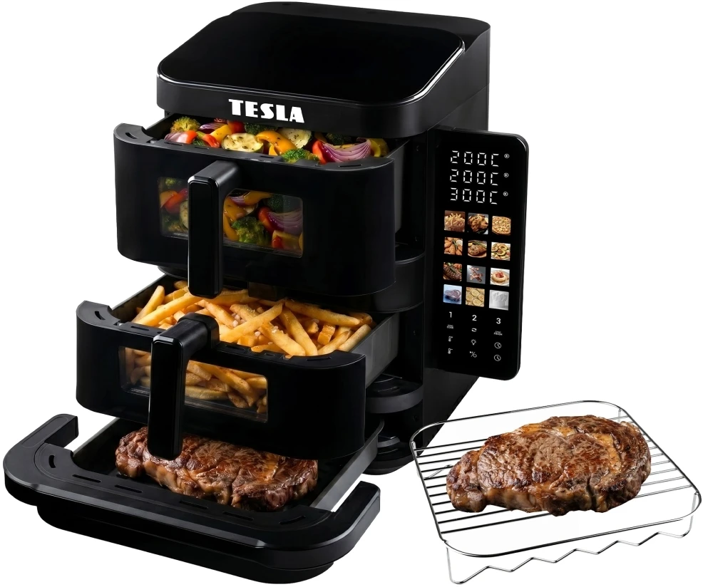 Gruzdintuvė TESLA AirCook TrioZone Q636 XXL