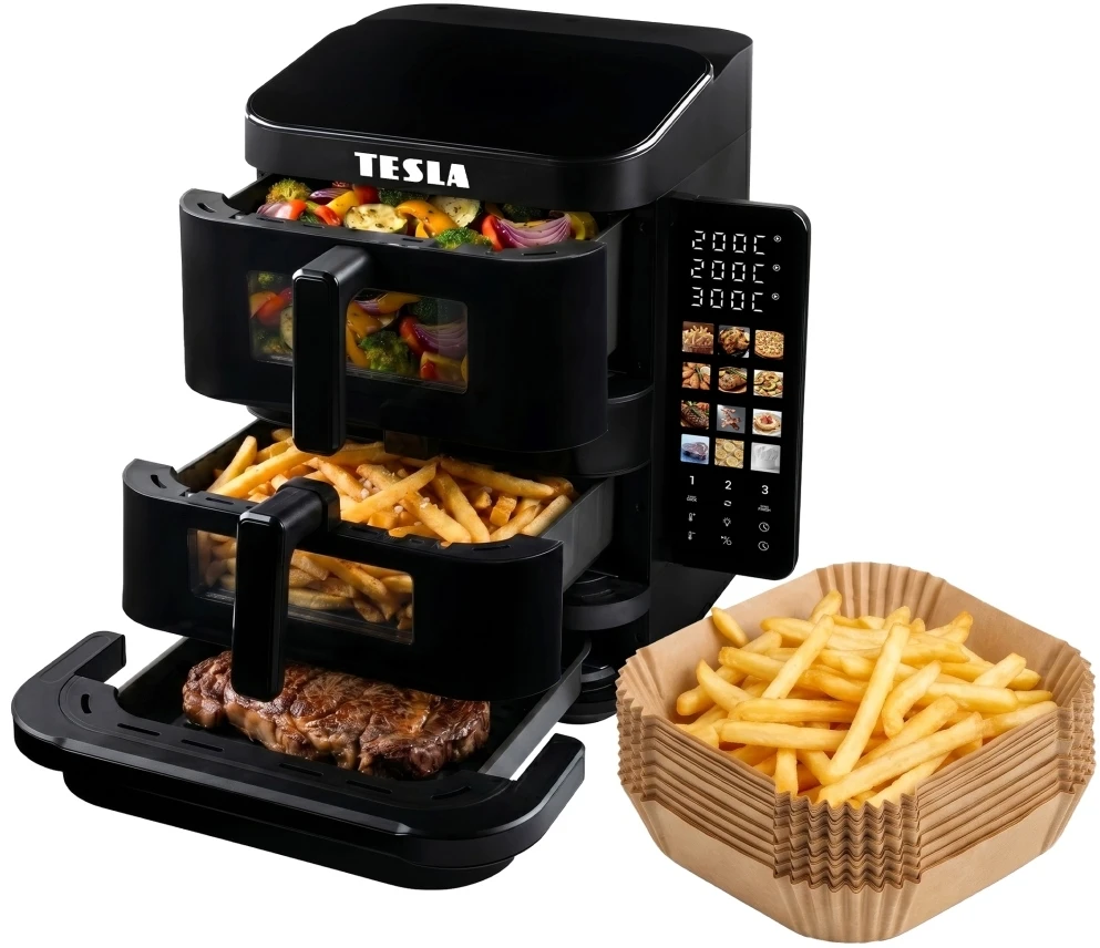 Gruzdintuvė TESLA AirCook TrioZone Q636 XXL