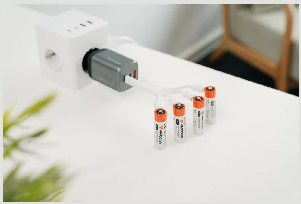 Akumulatory AA USB-C Verbatim 4vnt. 30249
