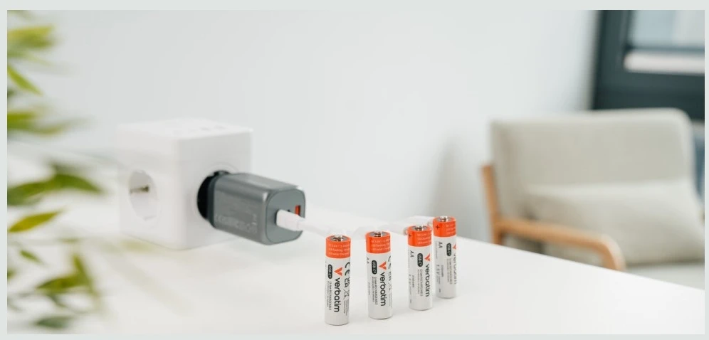 Akumulatory AA USB-C Verbatim 4vnt. 30249