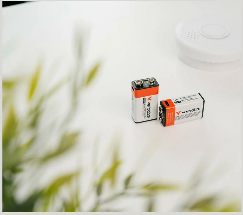 Akumuliatorius 9V USB-C Verbatim 1szt 30251