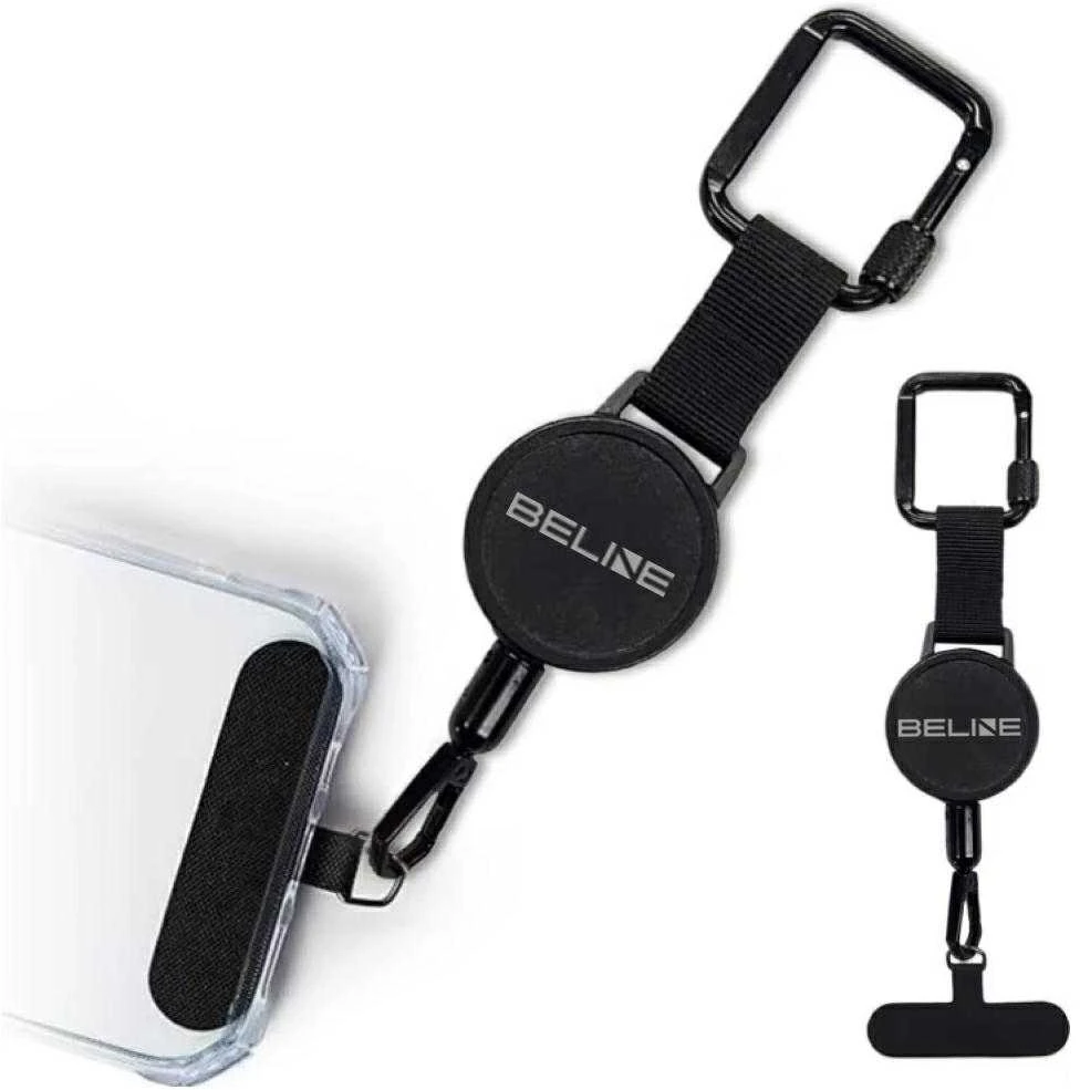 Anti-theft lanyard Beline for phone juodos spalvos