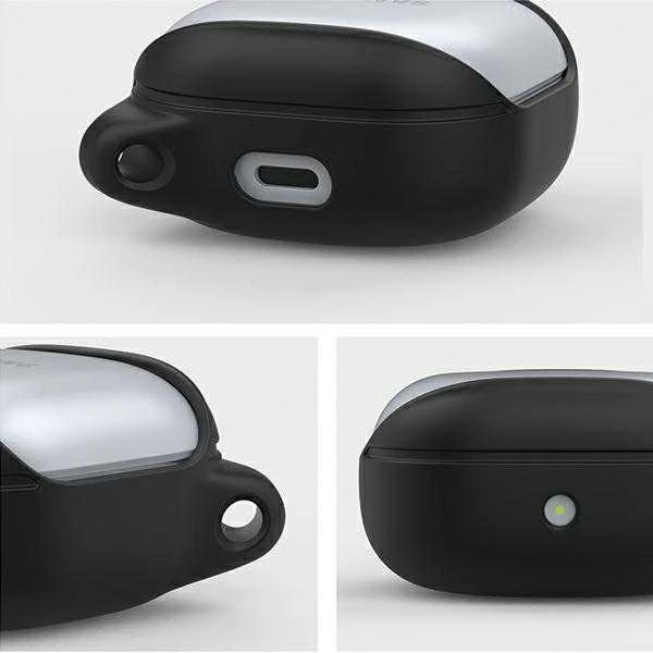 Dėklas Araree etui Bean Sam Galaxy Buds Live /Pro / Fe juoda/juodas AR20-01298E