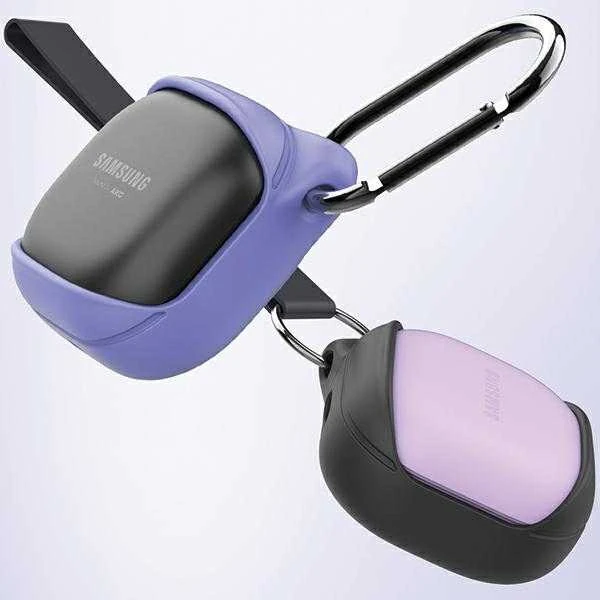 Dėklas Araree etui Bean Sam Galaxy Buds Live /Pro / Fe juoda/juodas AR20-01298E