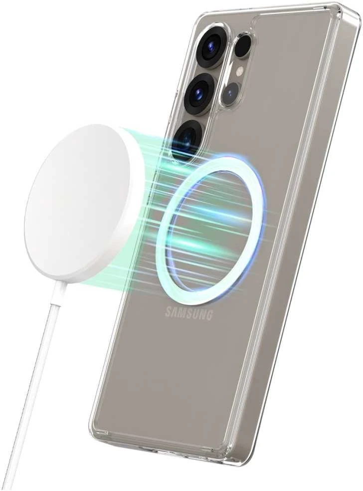 Dėklas Araree etui Duple M MagSafe Sam S25Ultra przeźroczysty/clear AR20-02213A