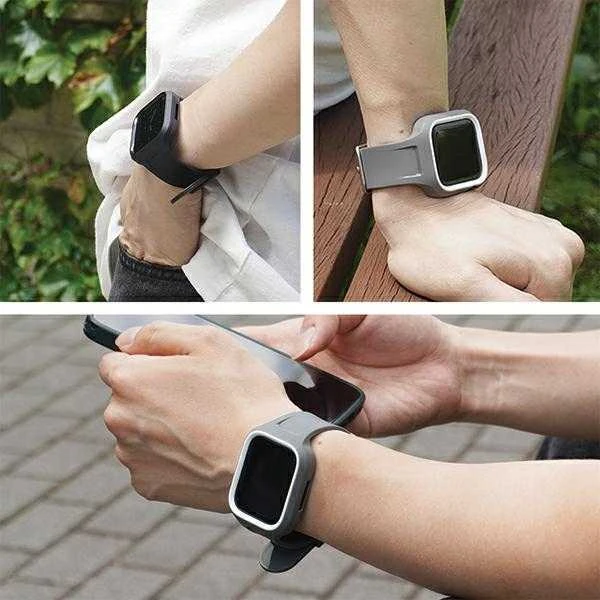 „Araree“ dėklas su dirželiu „Duple Pro AppleWatch 44/45mm“ baltas AR70-01866B