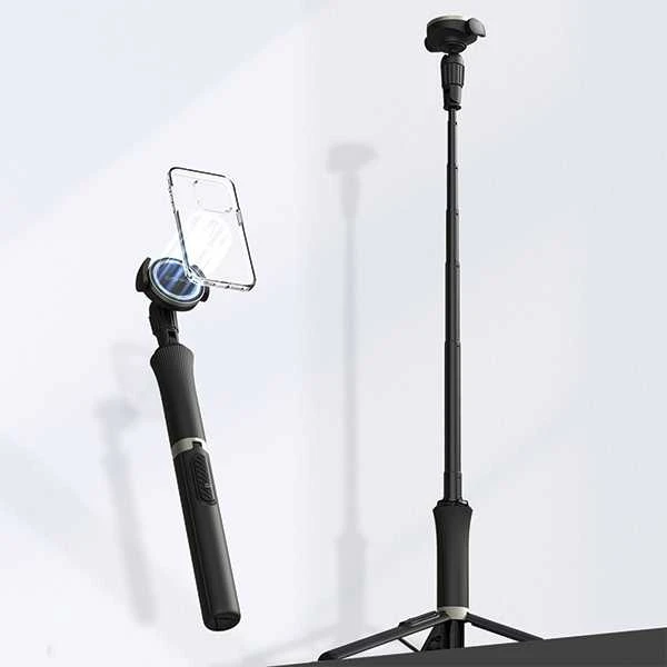 Araree Selfie Stick Bluetooth Magfie PodPro juoda/juodas MagSafe Tripod AR60-01909A