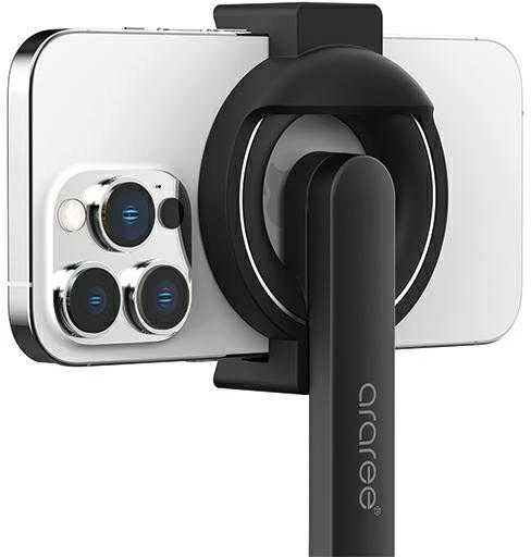 Araree Selfie Stick Bluetooth Magfie Pod juoda/juodas MagSafe Tripod AR60-01727A