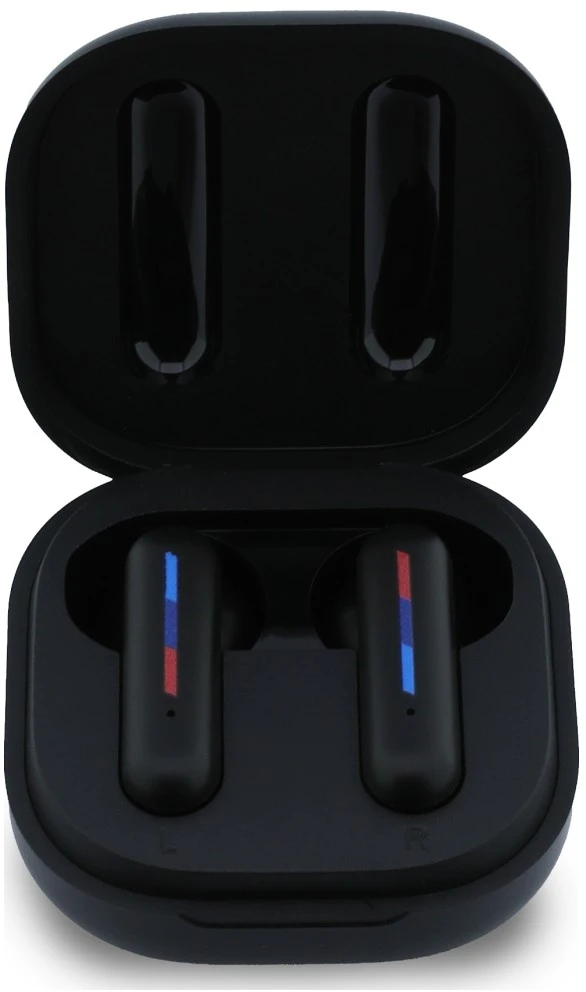 Ausinės Bluetooth TWS BMW Printed Logo ENC juoda
