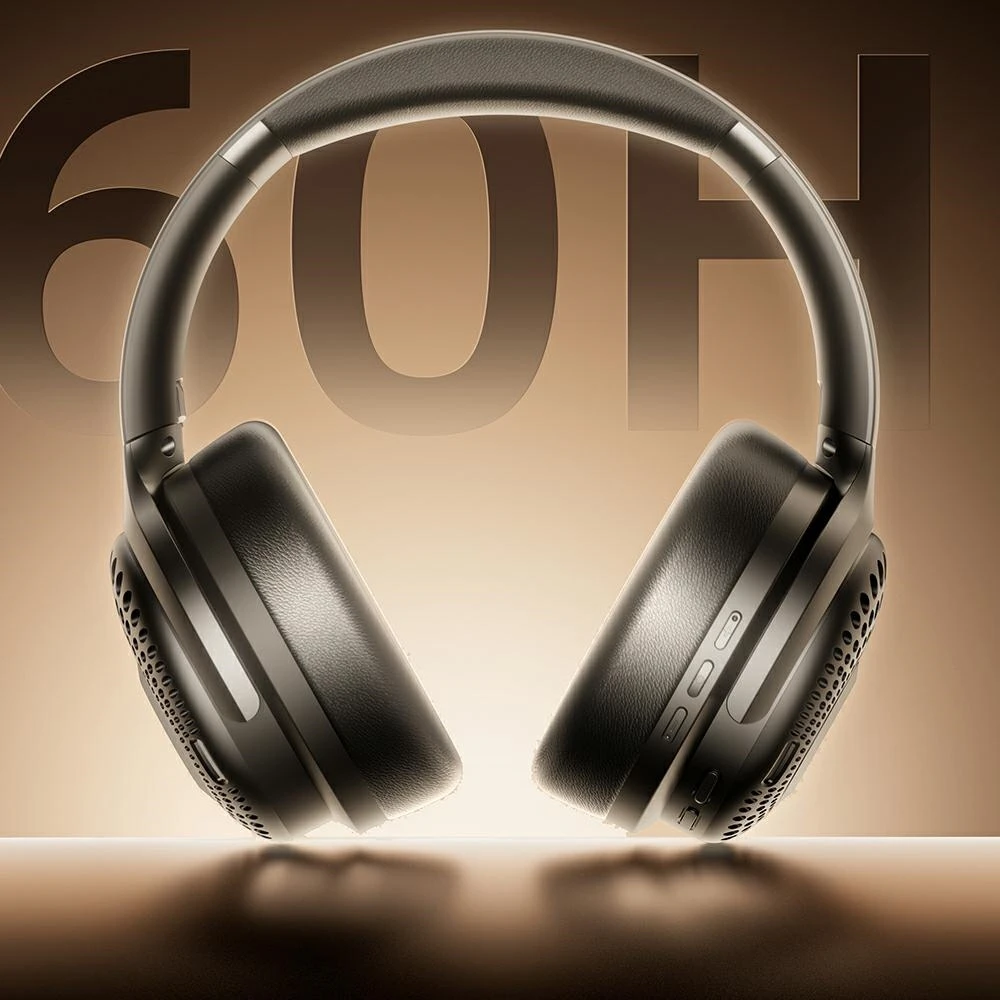 Ausinės su lankeliu ant galvos belaidės AWEI AT30 Bluetooth 6.0 juoda