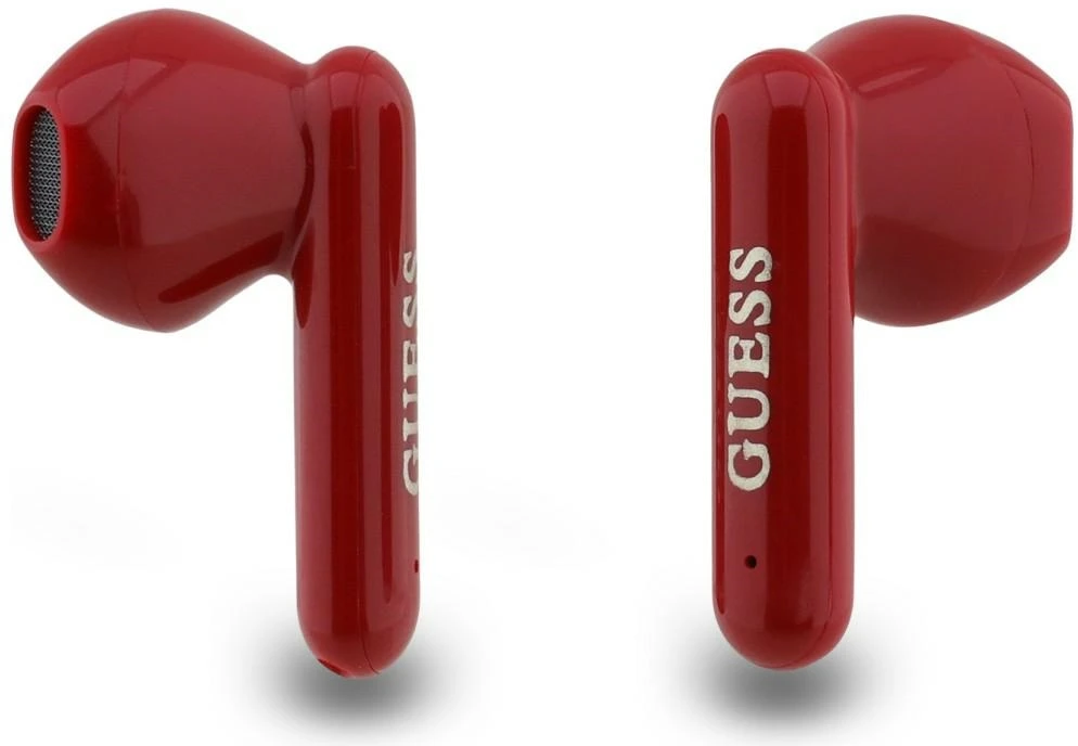 Guess Lipstick Shape TWS belaidės ausinės baltos spalvos