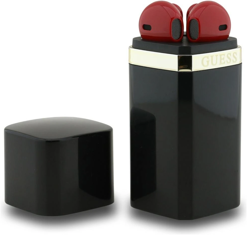 Guess Lipstick Shape TWS belaidės ausinės juodos spalvos