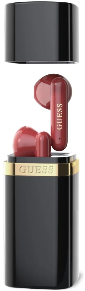 Guess Lipstick Shape TWS belaidės ausinės juodos spalvos