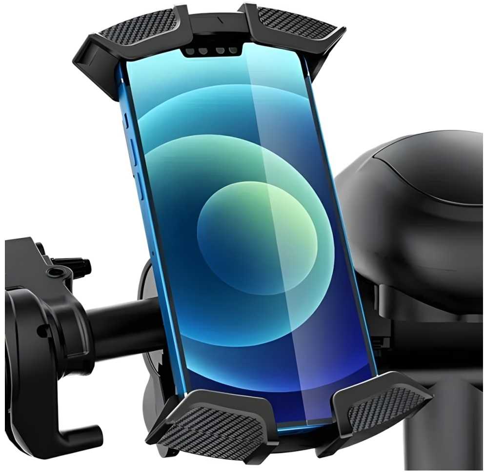 None Telefono laikiklis dviračiui AWEI Frame (X47) juodos spalvos