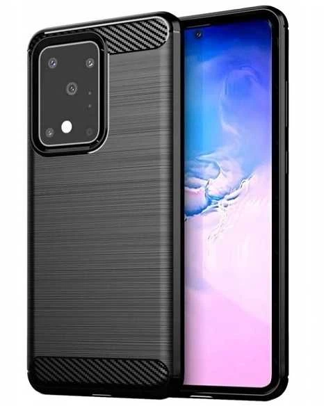 Dėklas Beline rinkinys Carbon Samsung S20 Ultra G988 juoda / juoda