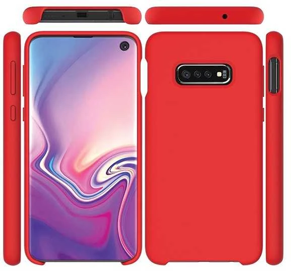 Beline Silikoninis Samsung Galaxy A41 A415 dėklas telefonui raudonos spalvos