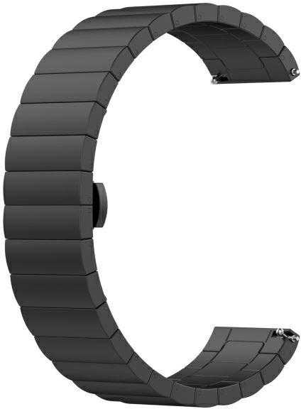 Išmaniojo laikrodžio Samsung Galaxy Active/Watch 3/Huawei GT 2/Garmin Vivomove/Vivoactive 3 dirželis Beline, Juodos spalvos, 20mm