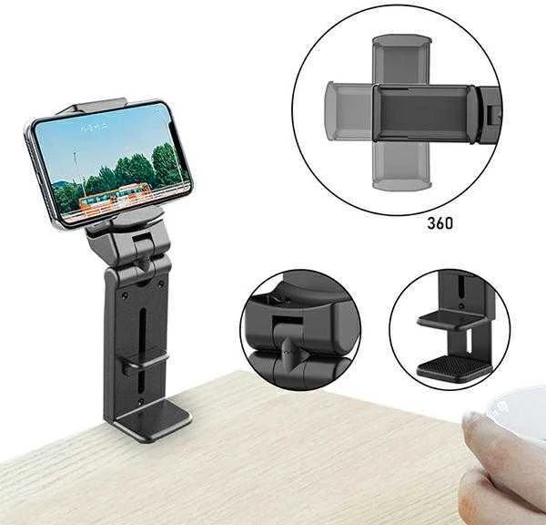 Beline universal phone holder juodos spalvos