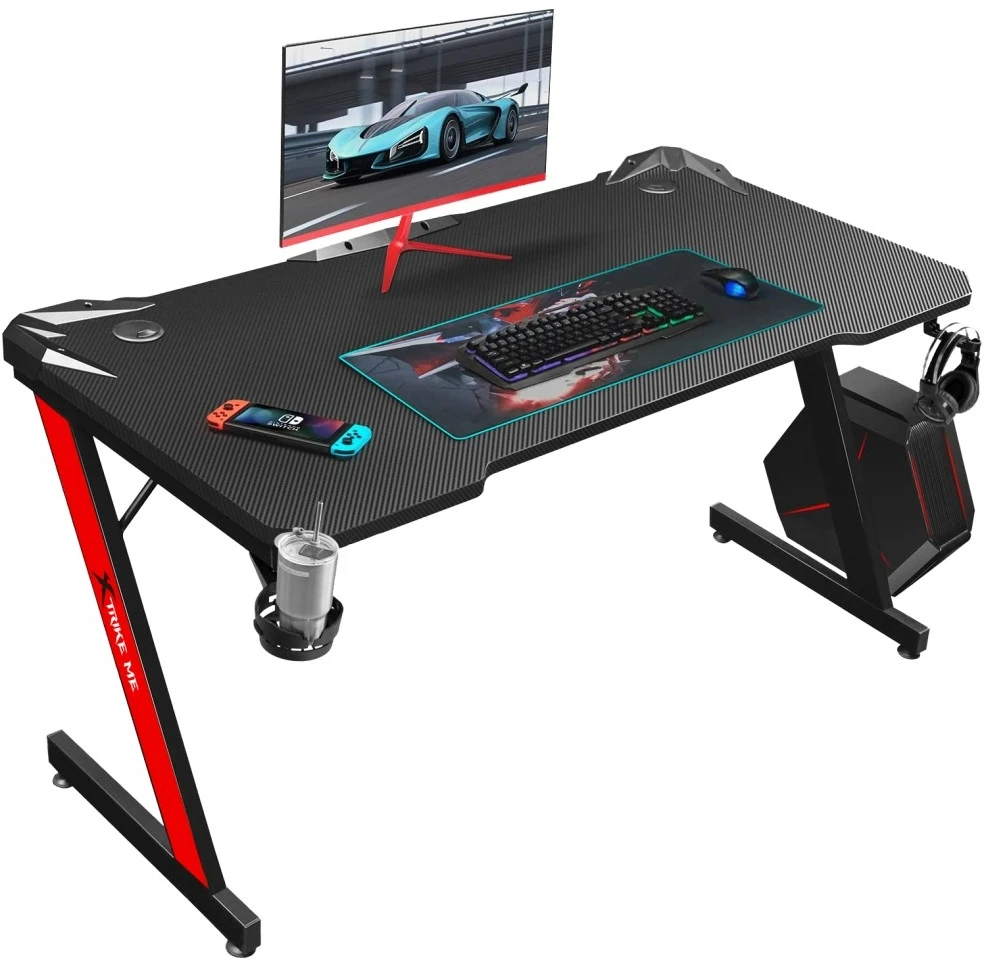 XTRIKE ME DK-02 žaidimų stalas, juodas