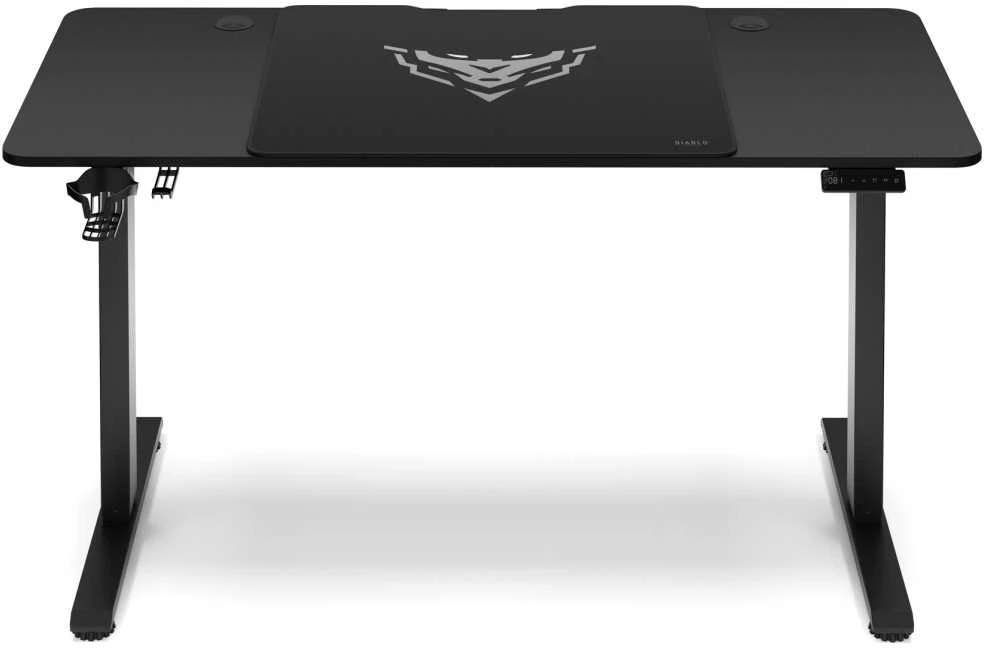 Diablo Chairs Diablo X-Tension 1400 Juodas elektra reguliuojamas Žaidimų Stalas | 1400 x 600 x 1170 mm
